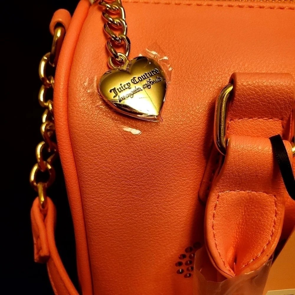 Juicy Couture Purse Satchel Pink Lemonade NWT